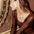 Pendientes Olea oro - SACH ATELIER