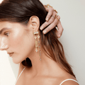 Pendientes Nira oro - SACH ATELIER