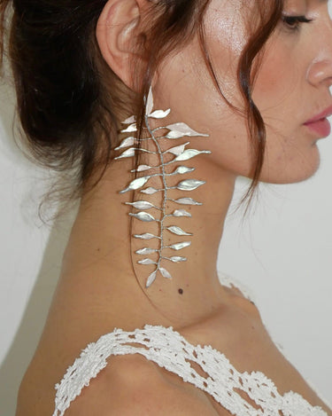 Pendientes Efimero Nieve - SACH ATELIER