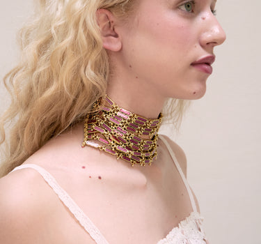 Collar Eunice Coral