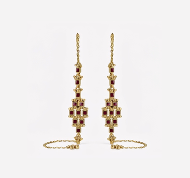 Pendientes Ninfa Cereza