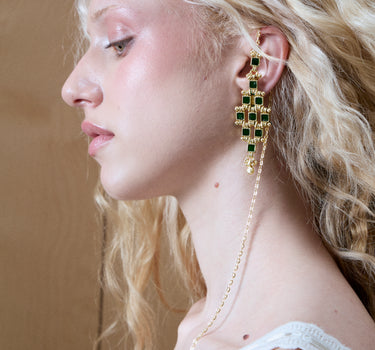 Pendientes Ninfa Musgo