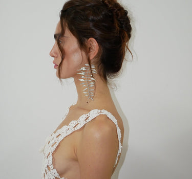Pendientes Efimero Nieve - SACH ATELIER