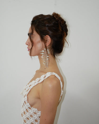 Pendientes Efimero Nieve - SACH ATELIER