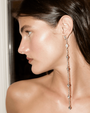 Pendientes Luma plata - SACH ATELIER