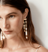 Pendientes Nira oro - SACH ATELIER