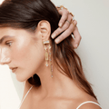 Pendientes Nira oro - SACH ATELIER