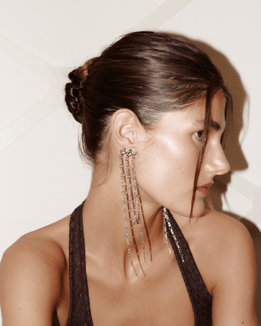 Pendientes Nyssia plata - SACH ATELIER