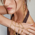 Pendientes Liora oro - SACH ATELIER
