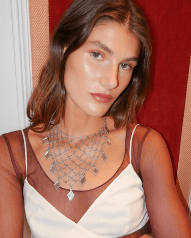 Collar Thessyra plata - SACH ATELIER