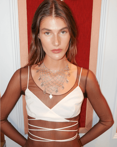 Collar Thessyra plata - SACH ATELIER