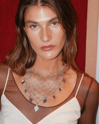 Collar Thessyra plata - SACH ATELIER