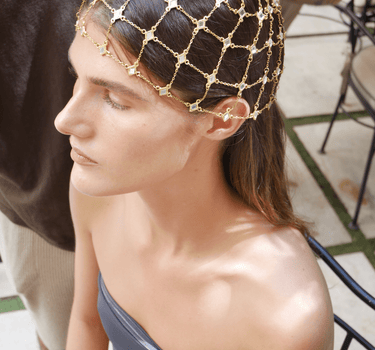Casquete Nébula oro - SACH ATELIER