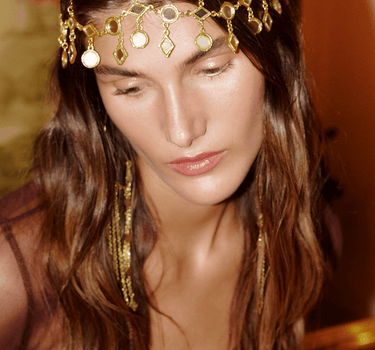 Casquete Ylvana oro - SACH ATELIER