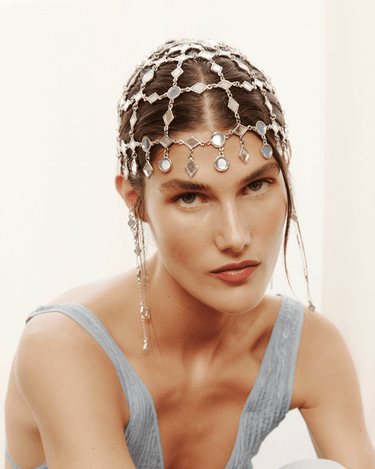 Casquete Ylvana plata - SACH ATELIER