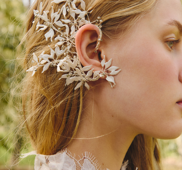 Earcuff Libertad Nieve