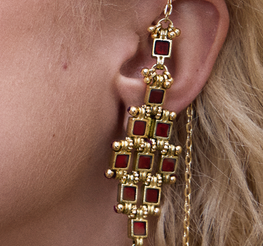Pendientes Ninfa Cereza