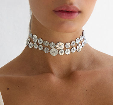 Choker Orbita Plata