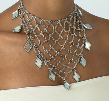 Collar Thessyra plata