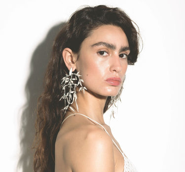 Pendientes Armonia Nieve - SACH ATELIER