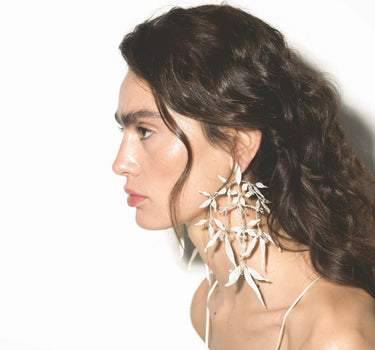 Pendientes Armonia Nieve - SACH ATELIER