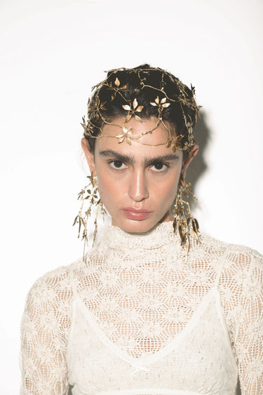 Casquete Silencio Oro - SACH ATELIER