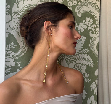 Luma gold earrings