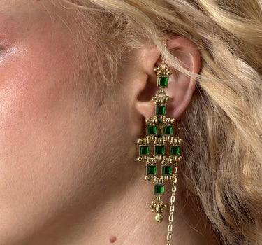 Pendientes Ninfa Musgo