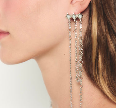 Pendientes Nyssia plata