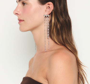 Pendientes Nyssia plata