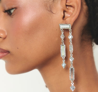 Pendientes Nira plata