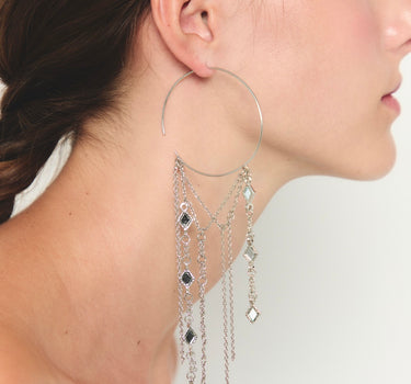 Pendientes Olea plata