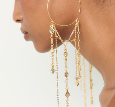 Pendientes Olea oro