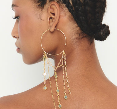 Pendientes Olea oro