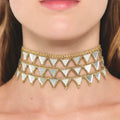 Choker Escama Oro 2
