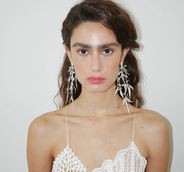 Pendientes Armonia Nieve - SACH ATELIER