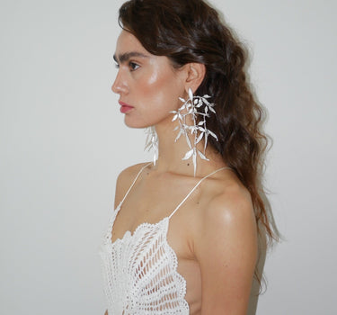 Pendientes Armonia Nieve - SACH ATELIER