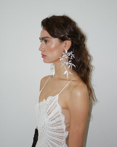 Pendientes Armonia Nieve - SACH ATELIER