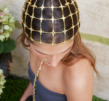 Casquete Nébula oro - SACH ATELIER