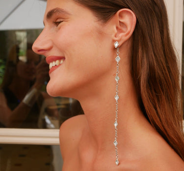 Pendientes Luma plata - SACH ATELIER