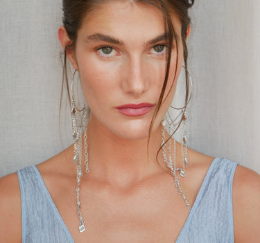 Pendientes Olea plata - SACH ATELIER