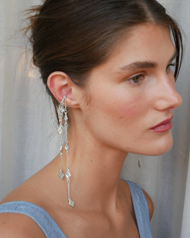 Earcuff Ava plata - SACH ATELIER