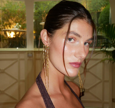 Pendientes Nyssia Oro - SACH ATELIER
