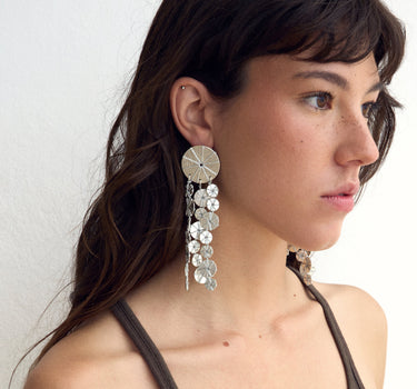 Pendientes Bruma Plata