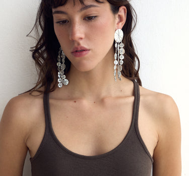 Pendientes Bruma Plata