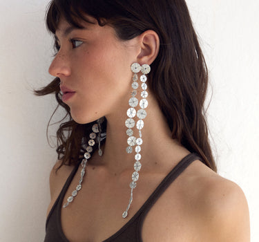 Pendientes Lava Plata