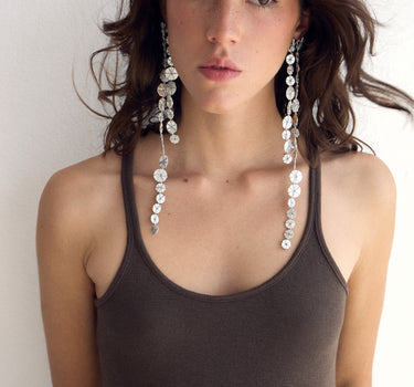 Pendientes Lava Plata