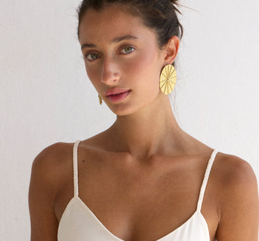 Pendientes Luna Oro - SACH Atelier