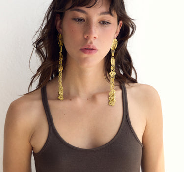 Pendientes Plutón Oro