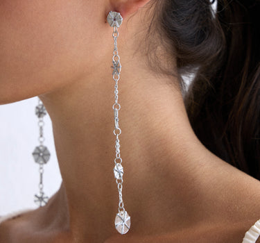 Pendientes Saturno Plata